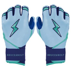 Bear Series Long Cuff Batting Gloves - Tidal Blue