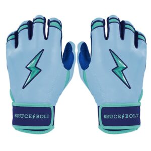 Bear Series Short Cuff Batting Gloves - Tidal Blue