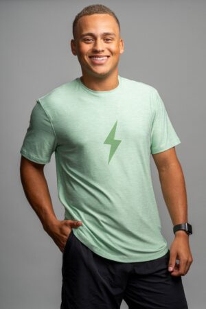 SuperSoft BOLT Short Sleeve Shirt - Mint Green