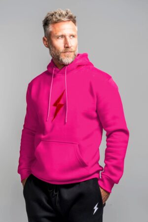 BOLT Hoodie - Pink/Red Bolt