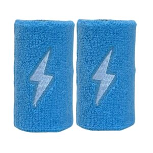Premium Pro 4" Wristbands (2-Pack) - Baby Blue