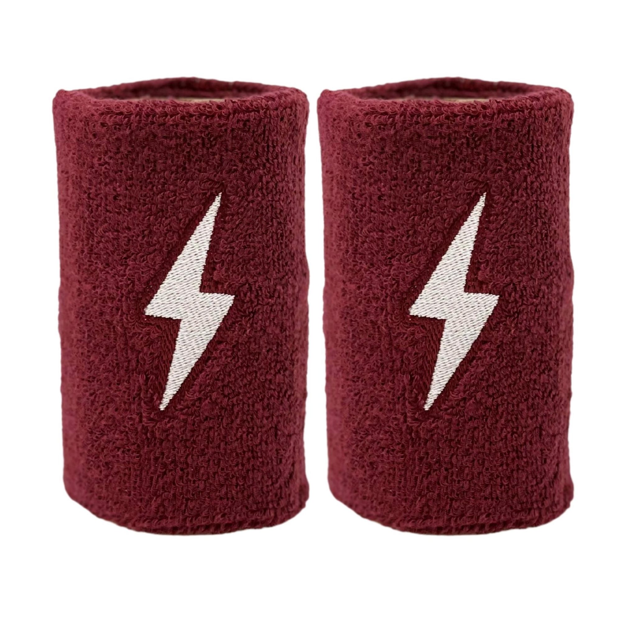 Premium Pro 4" Wristbands (2-Pack) - Maroon