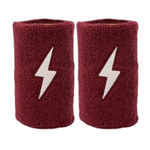 Premium Pro 4" Wristbands (2-Pack) - Maroon