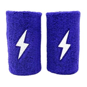 Premium Pro 4" Wristbands (2-Pack) - Purple