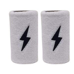 Premium Pro 4" Wristbands (2-Pack) - White