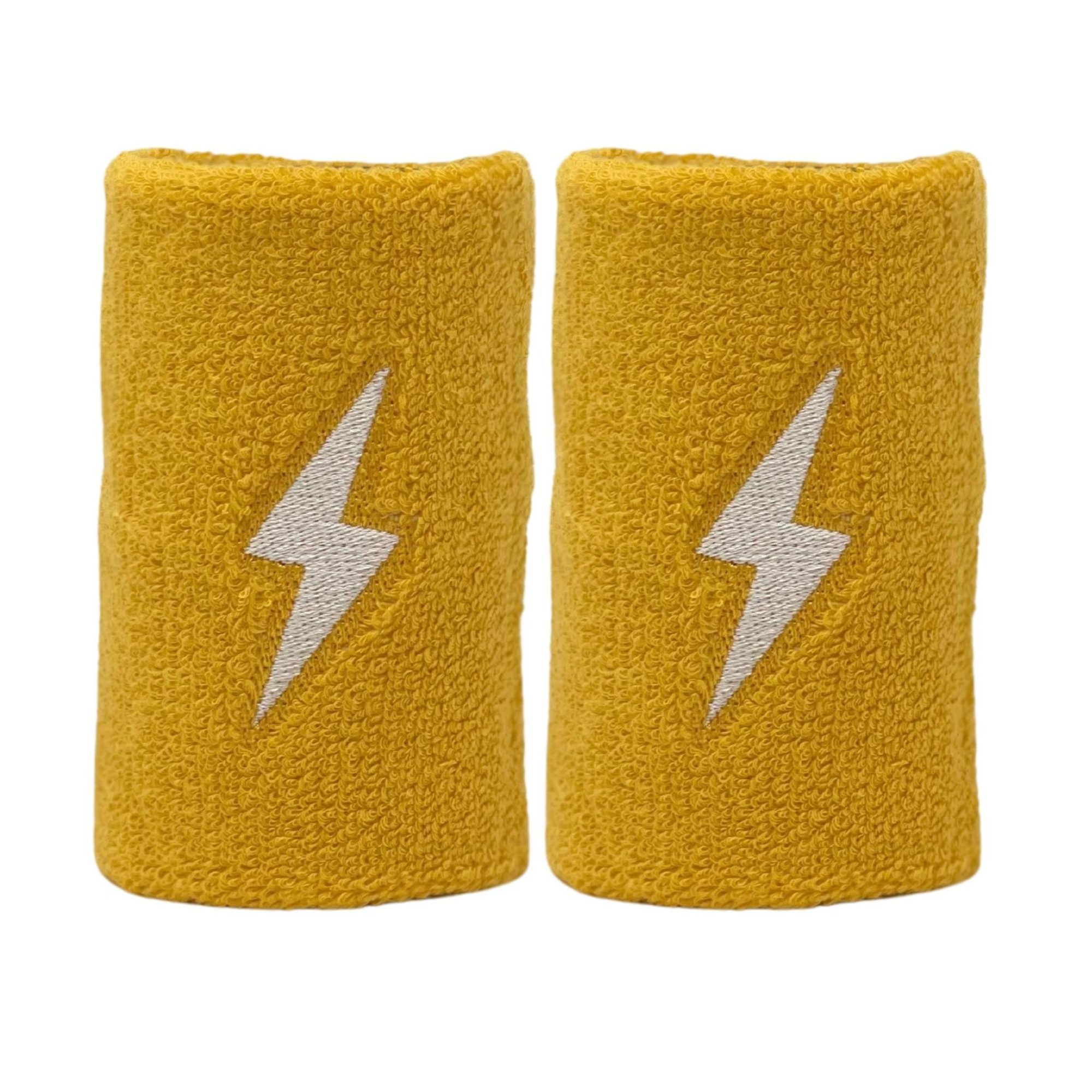 Premium Pro 4" Wristbands (2-Pack) - Yellow