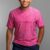 SuperSoft "BRUCE BOLT" Short Sleeve Shirt - Pink