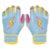 Coach RAC Creator Series Short Cuff Batting Gloves - Baby Blue--Yellow