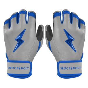 Grey Series Short Cuff Batting Gloves - Royal Blue