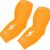 Personalized Graduated Compression Premium 3--4 Arm Sleeve - Neon Orange