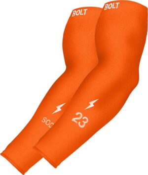 Personalized Graduated Compression Premium Arm Sleeve - Orange