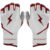 Chrome Series Long Cuff Batting Gloves - Red
