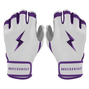 Chrome Series Short Cuff Batting Gloves - Purple
