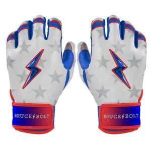 Brandon Nimmo Signature Series Short Cuff Batting Gloves - Stars & Stripes