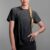 Womens SuperSoft Short Sleeve Shirt - Charcoal